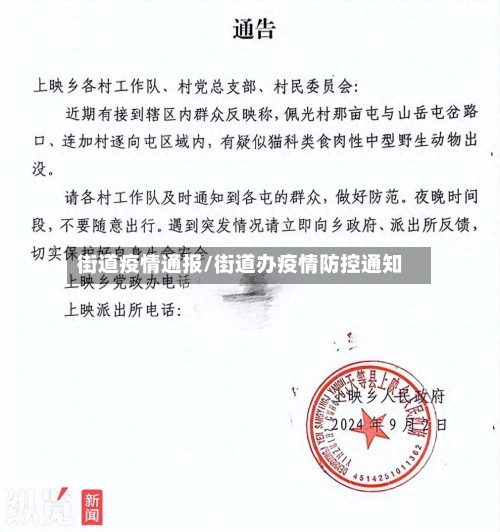 街道疫情通报/街道办疫情防控通知-第3张图片