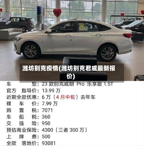 潍坊别克疫情(潍坊别克君威最新报价)-第1张图片