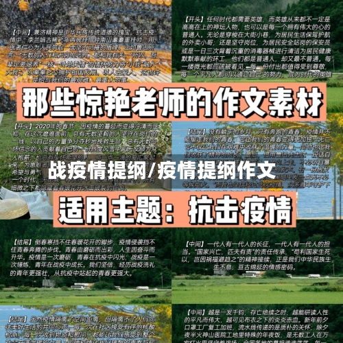 战疫情提纲/疫情提纲作文-第1张图片