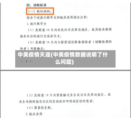 中美疫情天涯(中美疫情数据说明了什么问题)-第2张图片