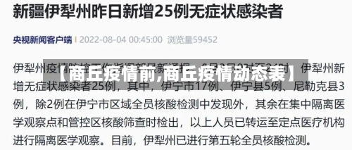 【商丘疫情前,商丘疫情动态表】-第2张图片