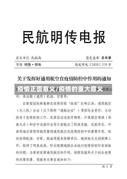 疫情正面意义/疫情的重大意义-第2张图片
