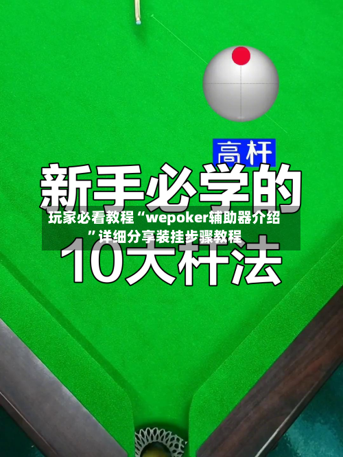 玩家必看教程“wepoker辅助器介绍”详细分享装挂步骤教程-第2张图片