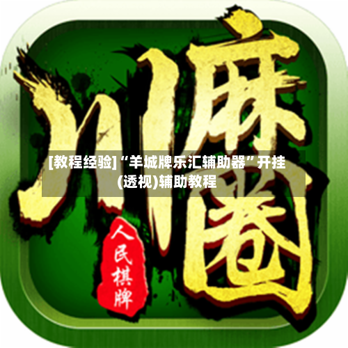 [教程经验]“羊城牌乐汇辅助器”开挂(透视)辅助教程-第3张图片