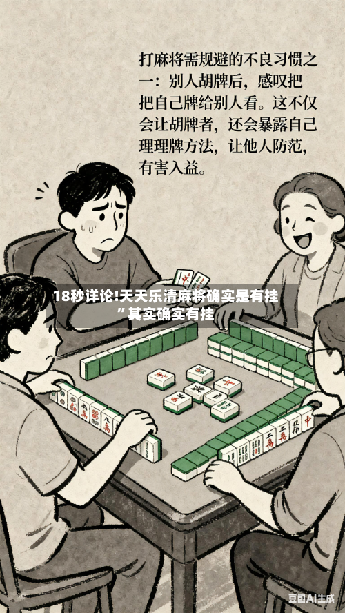 18秒详论!天天乐清麻将确实是有挂”其实确实有挂-第2张图片