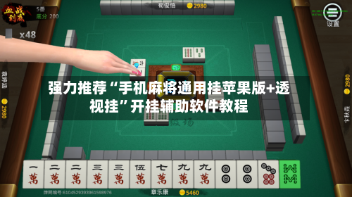 强力推荐“手机麻将通用挂苹果版+透视挂”开挂辅助软件教程-第3张图片