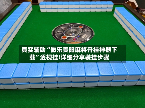 真实辅助“微乐贵阳麻将开挂神器下载	”透视挂!详细分享装挂步骤-第1张图片