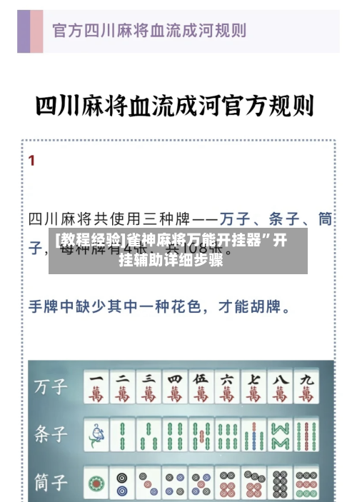 [教程经验]雀神麻将万能开挂器”开挂辅助详细步骤-第3张图片