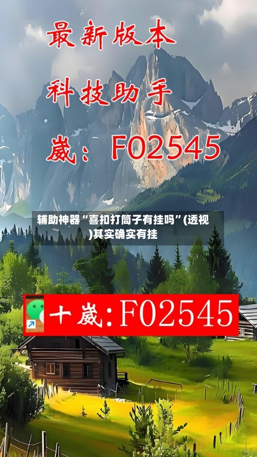 辅助神器“喜扣打筒子有挂吗”(透视)其实确实有挂-第1张图片