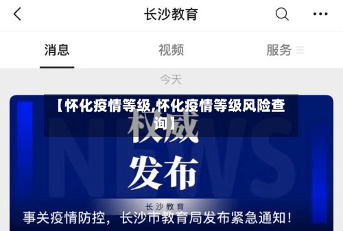 【怀化疫情等级,怀化疫情等级风险查询】-第3张图片