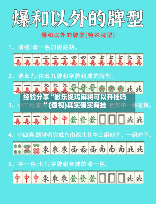 经验分享“微乐捉鸡麻将可以开挂吗”(透视)其实确实有挂-第2张图片