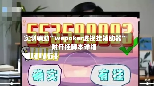 实测辅助	”wepoker透视挂辅助器”附开挂脚本详细-第2张图片