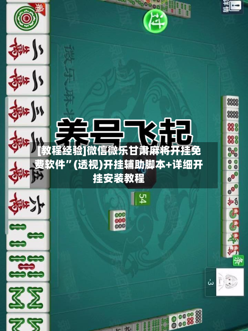 [教程经验]微信微乐甘肃麻将开挂免费软件”(透视)开挂辅助脚本+详细开挂安装教程-第2张图片