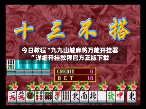 今日教程“九九山城麻将万能开挂器”详细开挂教程官方正版下载-第1张图片