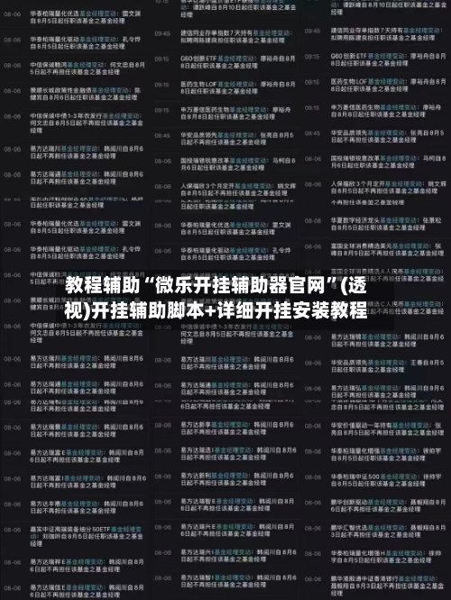 教程辅助“微乐开挂辅助器官网”(透视)开挂辅助脚本+详细开挂安装教程-第1张图片