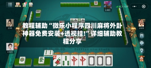 教程辅助“微乐小程序四川麻将外卦神器免费安装+透视挂!”详细辅助教程分享-第2张图片
