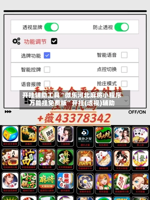 开挂辅助工具“微乐河北麻将小程序万能挂免费版”开挂(透视)辅助-第1张图片