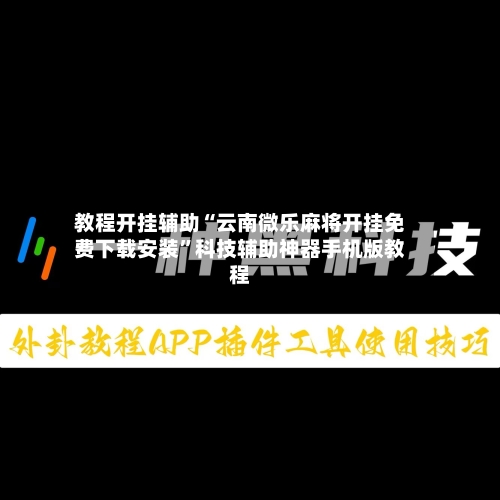 教程开挂辅助“云南微乐麻将开挂免费下载安装	”科技辅助神器手机版教程-第2张图片