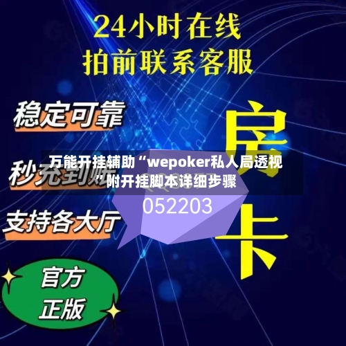 万能开挂辅助“wepoker私人局透视”附开挂脚本详细步骤-第3张图片