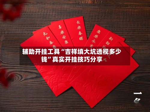 辅助开挂工具“吉祥填大坑透视多少钱”真实开挂技巧分享-第3张图片