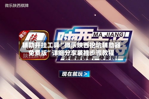 辅助开挂工具“微乐陕西挖坑辅助器免费版”详细分享装挂步骤教程-第2张图片