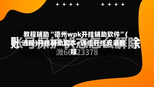 教程辅助“德州wpk开挂辅助软件”(透视)开挂辅助脚本+详细开挂安装教程-第1张图片