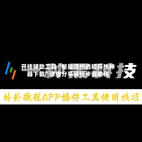 开挂辅助工具“智星德州透视开挂神器下载”详细分享装挂步骤教程-第2张图片