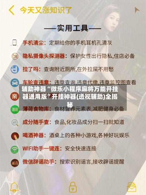 辅助神器“微乐小程序麻将万能开挂器通用版”开挂神器{透视辅助}全揭秘-第1张图片