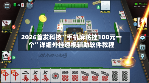 2026首发科技“手机麻将挂100元一个	”详细外挂透视辅助软件教程-第1张图片