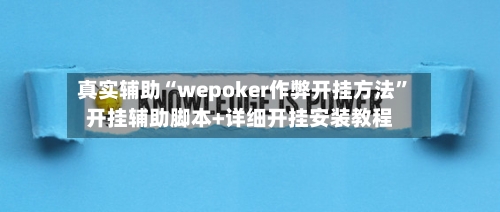 真实辅助“wepoker作弊开挂方法”开挂辅助脚本+详细开挂安装教程-第2张图片
