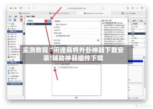 实测教程“闲逸麻将外卦神器下载安装!辅助神器插件下载-第2张图片