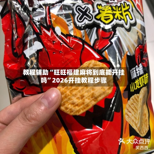 教程辅助“旺旺福建麻将到底能开挂吗	”2026开挂教程步骤-第2张图片