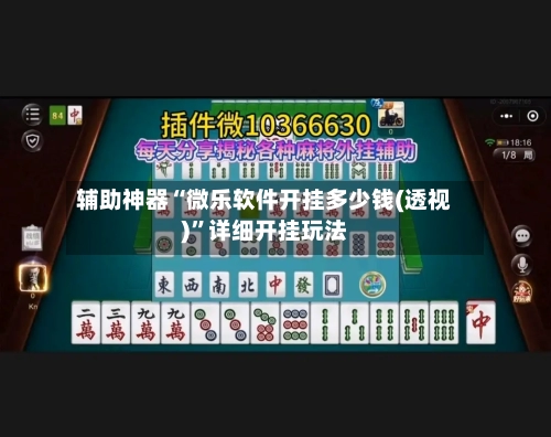 辅助神器“微乐软件开挂多少钱(透视)	”详细开挂玩法-第2张图片