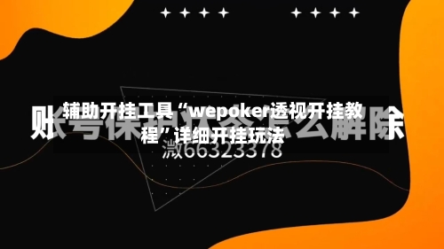 辅助开挂工具“wepoker透视开挂教程”详细开挂玩法-第2张图片