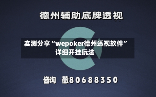 实测分享“wepoker德州透视软件”详细开挂玩法-第2张图片