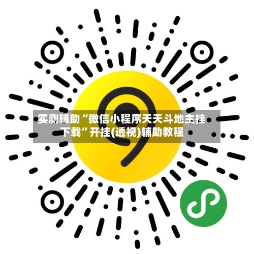 实测辅助“微信小程序天天斗地主挂下载”开挂(透视)辅助教程-第2张图片