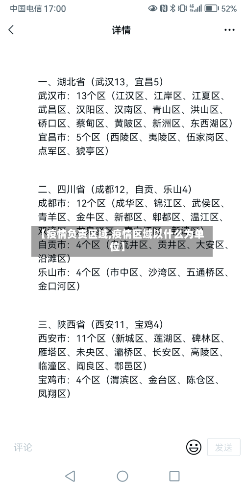 【疫情负责区域,疫情区域以什么为单位】-第1张图片