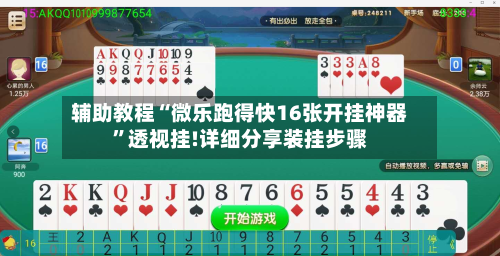 辅助教程“微乐跑得快16张开挂神器	”透视挂!详细分享装挂步骤-第1张图片