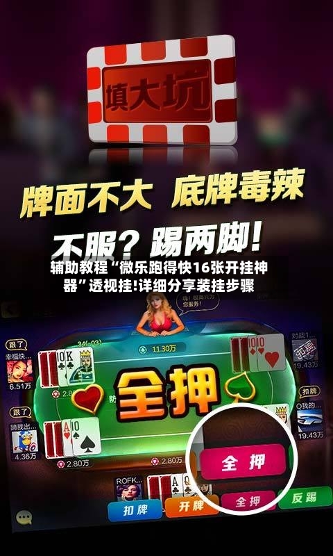 辅助教程“微乐跑得快16张开挂神器”透视挂!详细分享装挂步骤-第2张图片