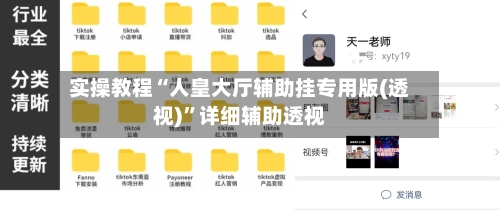 实操教程“人皇大厅辅助挂专用版(透视)	”详细辅助透视-第2张图片