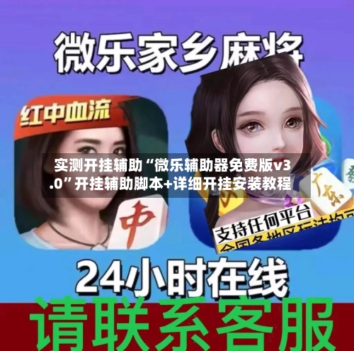 实测开挂辅助“微乐辅助器免费版v3.0	”开挂辅助脚本+详细开挂安装教程-第1张图片