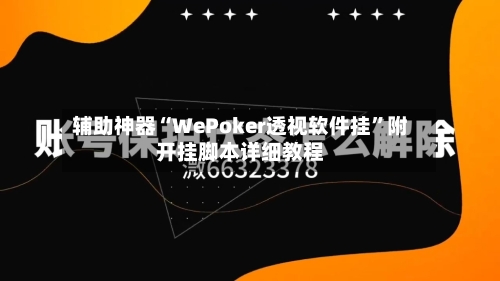 辅助神器“WePoker透视软件挂	”附开挂脚本详细教程-第1张图片