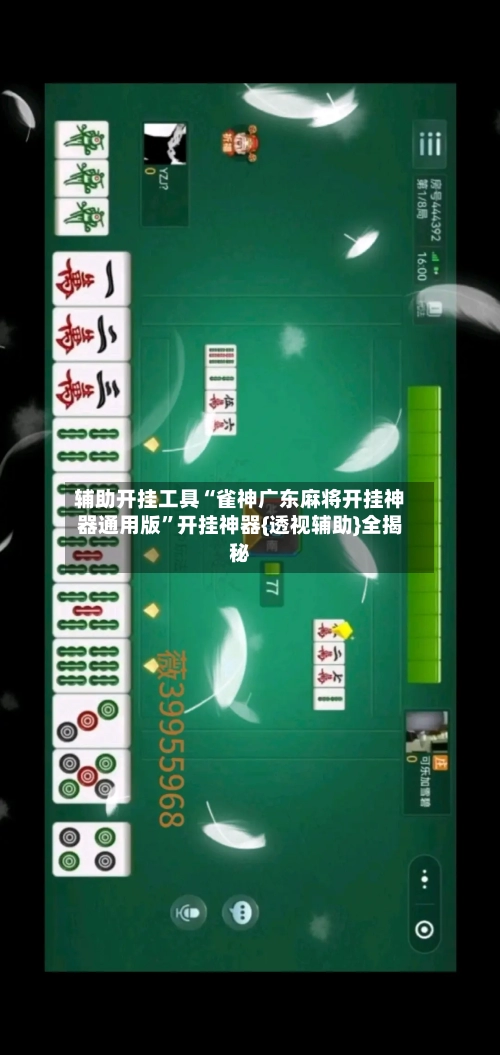 辅助开挂工具“雀神广东麻将开挂神器通用版”开挂神器{透视辅助}全揭秘-第1张图片