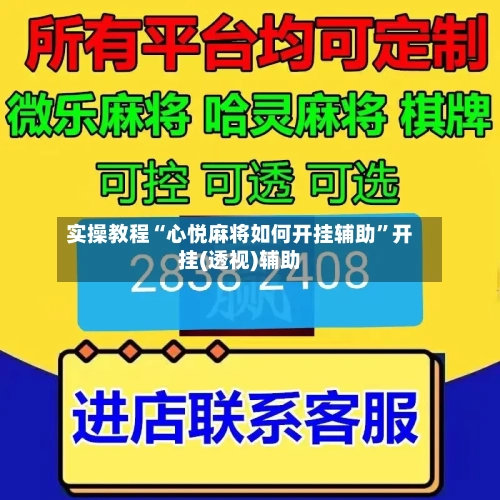 实操教程“心悦麻将如何开挂辅助”开挂(透视)辅助-第1张图片