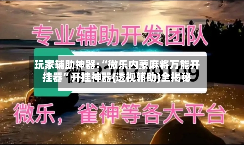 玩家辅助神器:“微乐内蒙麻将万能开挂器	”开挂神器{透视辅助}全揭秘-第1张图片