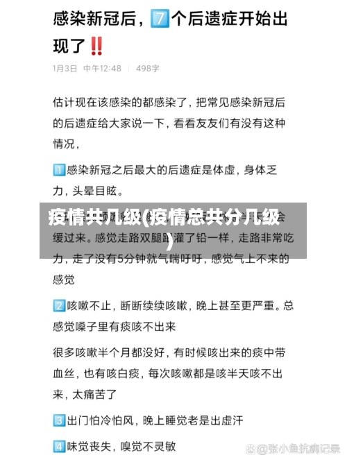 疫情共几级(疫情总共分几级)-第2张图片