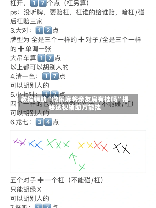 教程辅助“微乐麻将亲友房有挂吗	”揭秘透视辅助万能挂-第2张图片