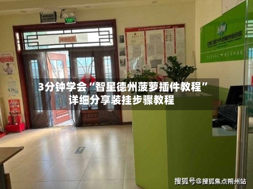 3分钟学会“智星德州菠萝插件教程”详细分享装挂步骤教程-第1张图片