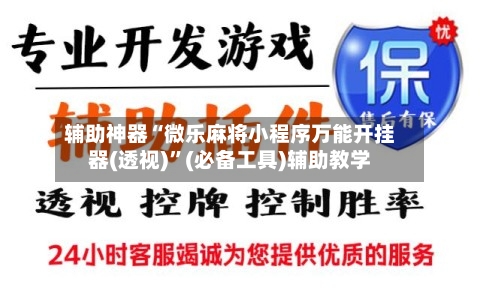 辅助神器“微乐麻将小程序万能开挂器(透视)”(必备工具)辅助教学-第1张图片