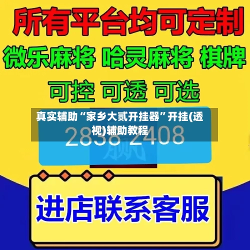 真实辅助“家乡大贰开挂器”开挂(透视)辅助教程